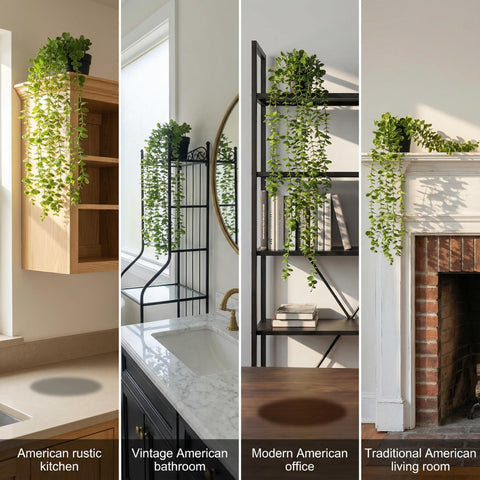 GOEJGSDJ dorm-room makeover with instant greenery boost