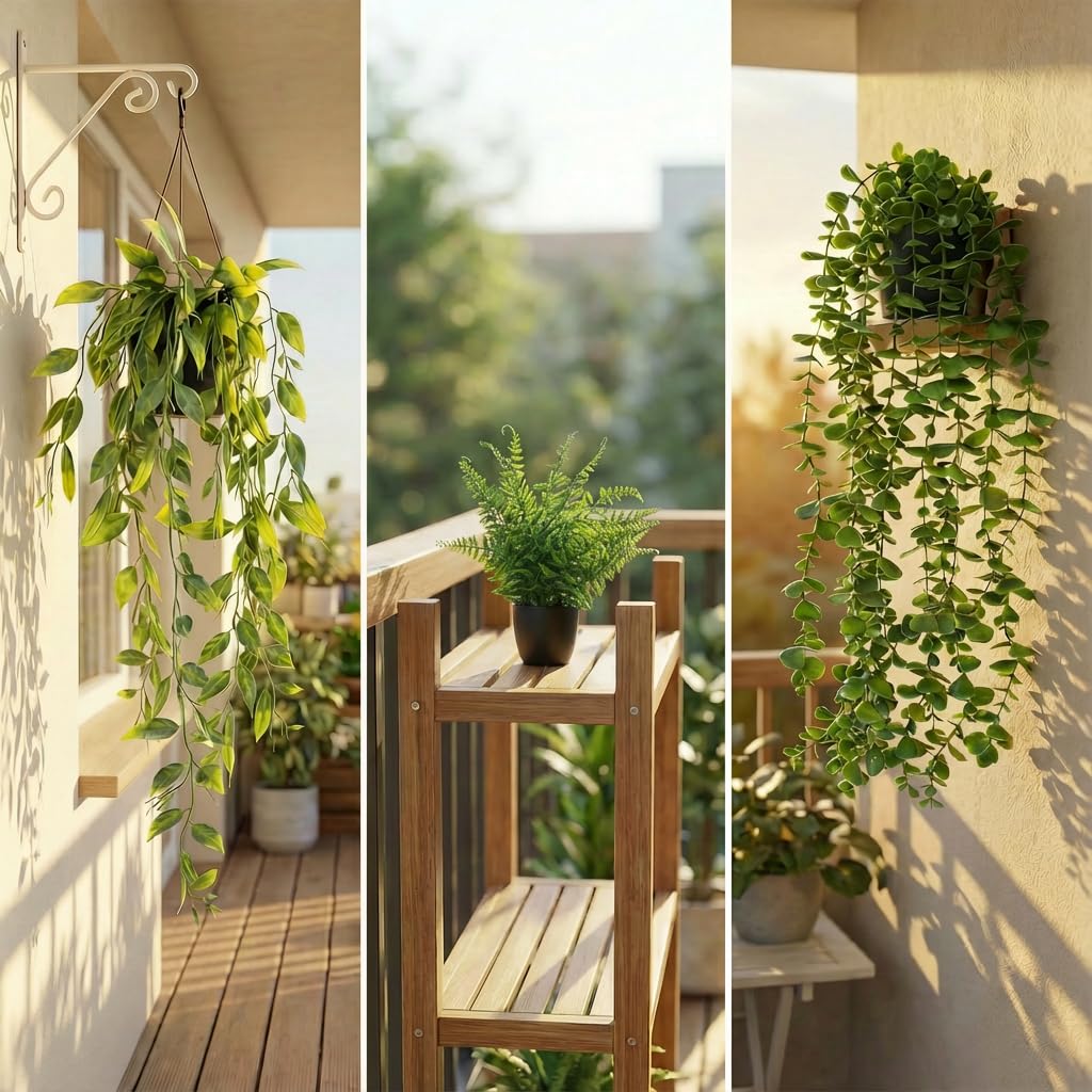 GOEJGSDJ 5-pack cascading vines for windowsill display