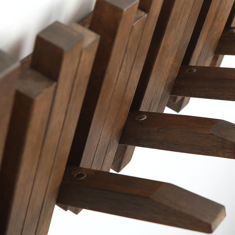 GOGREEBELL acacia wood coat rack highlights natural grain for a warm entry.