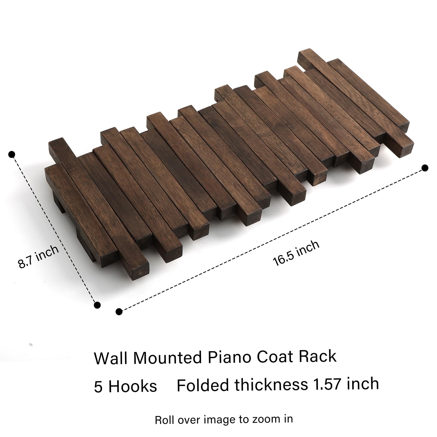 GOGREEBELL flip-up magnetic rack adds minimalist style and practicality.
