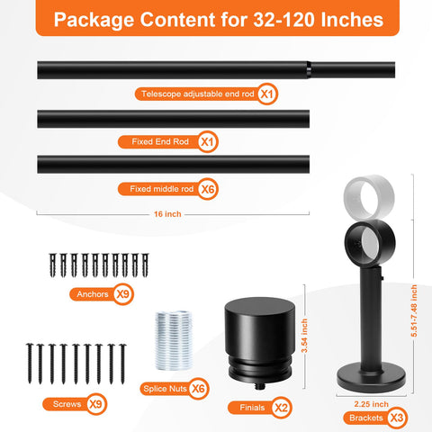 Gogrinliv adjustable brackets offer easy leveling on uneven walls.