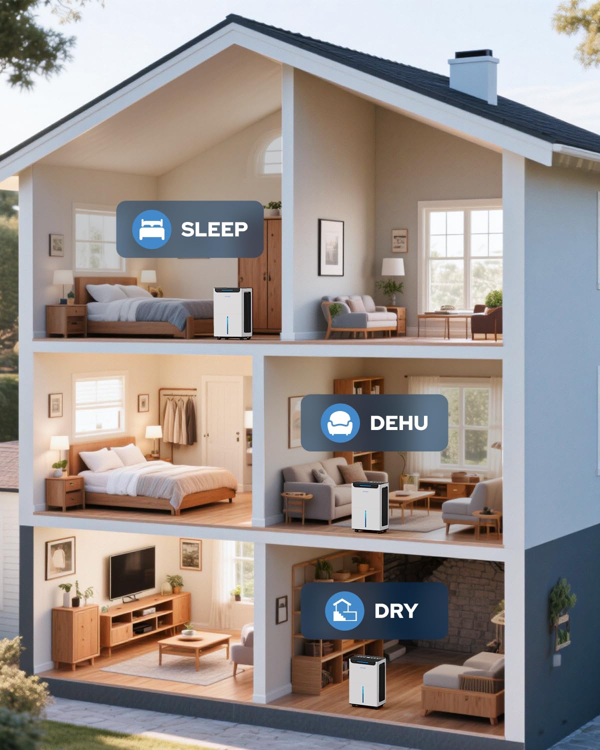 GoGuess auto humidity control with smart sensors maintains target levels