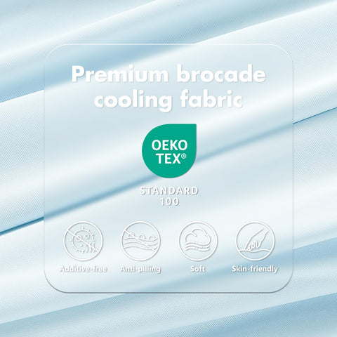 GOHERO Cooling Blanket Queen elastic border showing durable construction