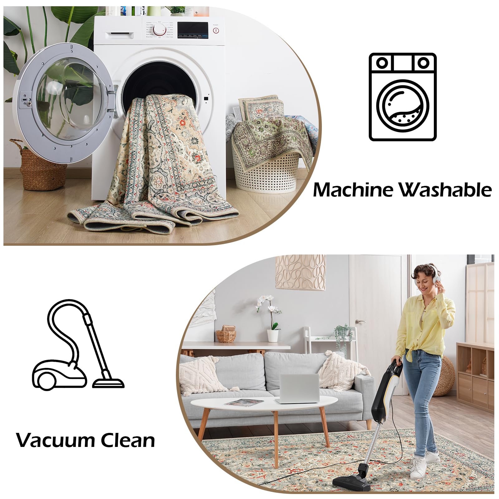 Goideal rug folds for storage and travels light for dorms or bedrooms