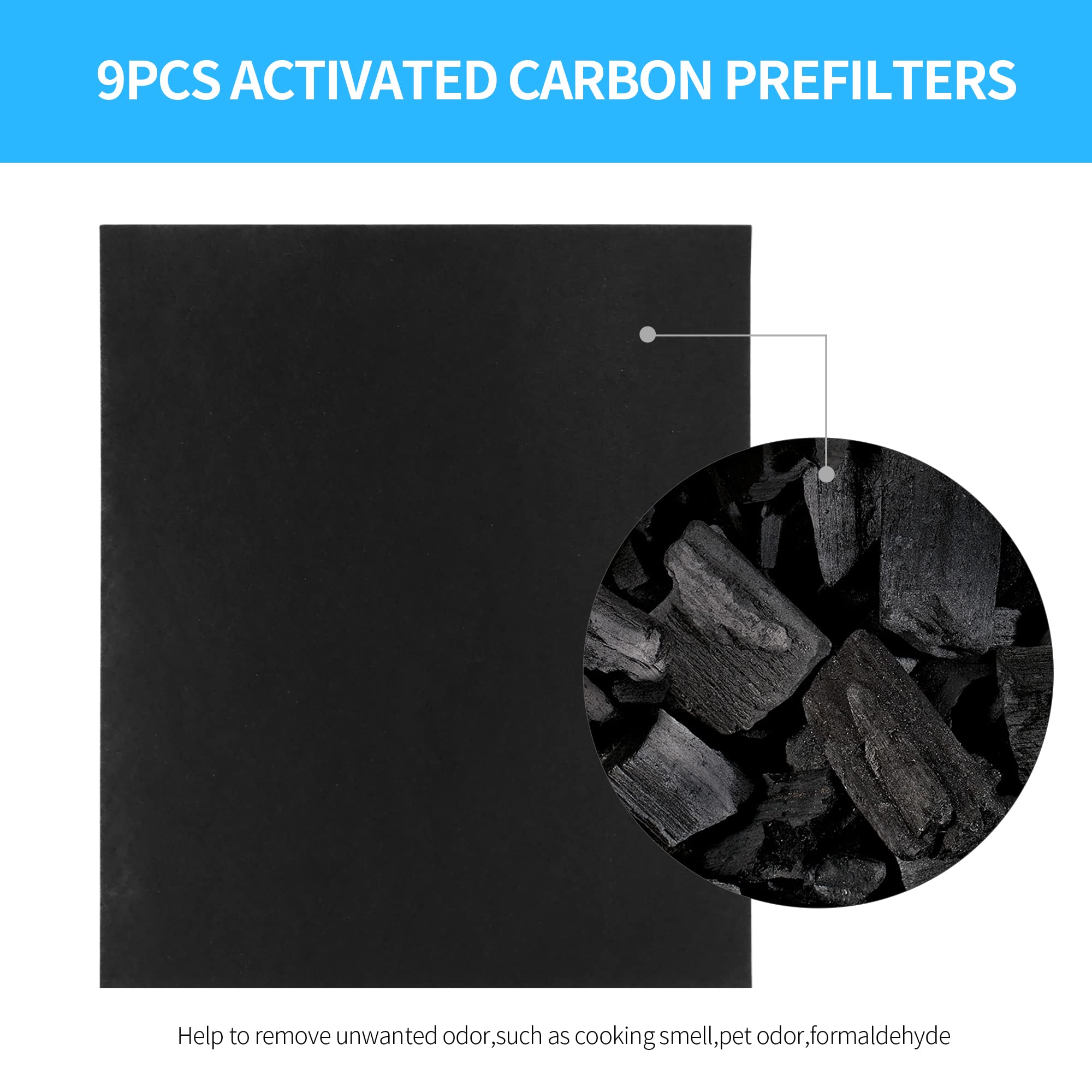 GoKBNY activated carbon filter focus highlighting odor reduction in cooking and smoke.