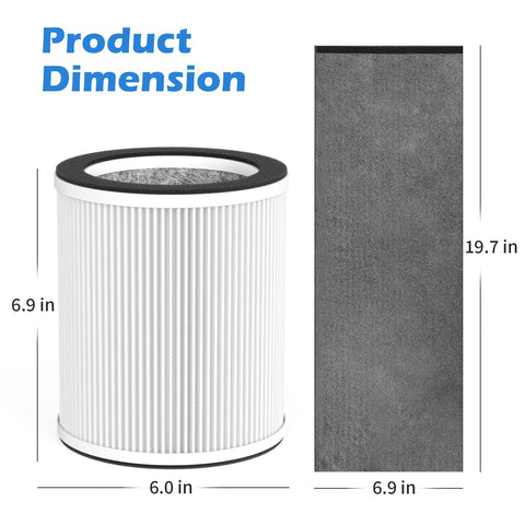 GoKBNY HP400 coconut carbon pre-filters ready to trap odors, extending main filter life.