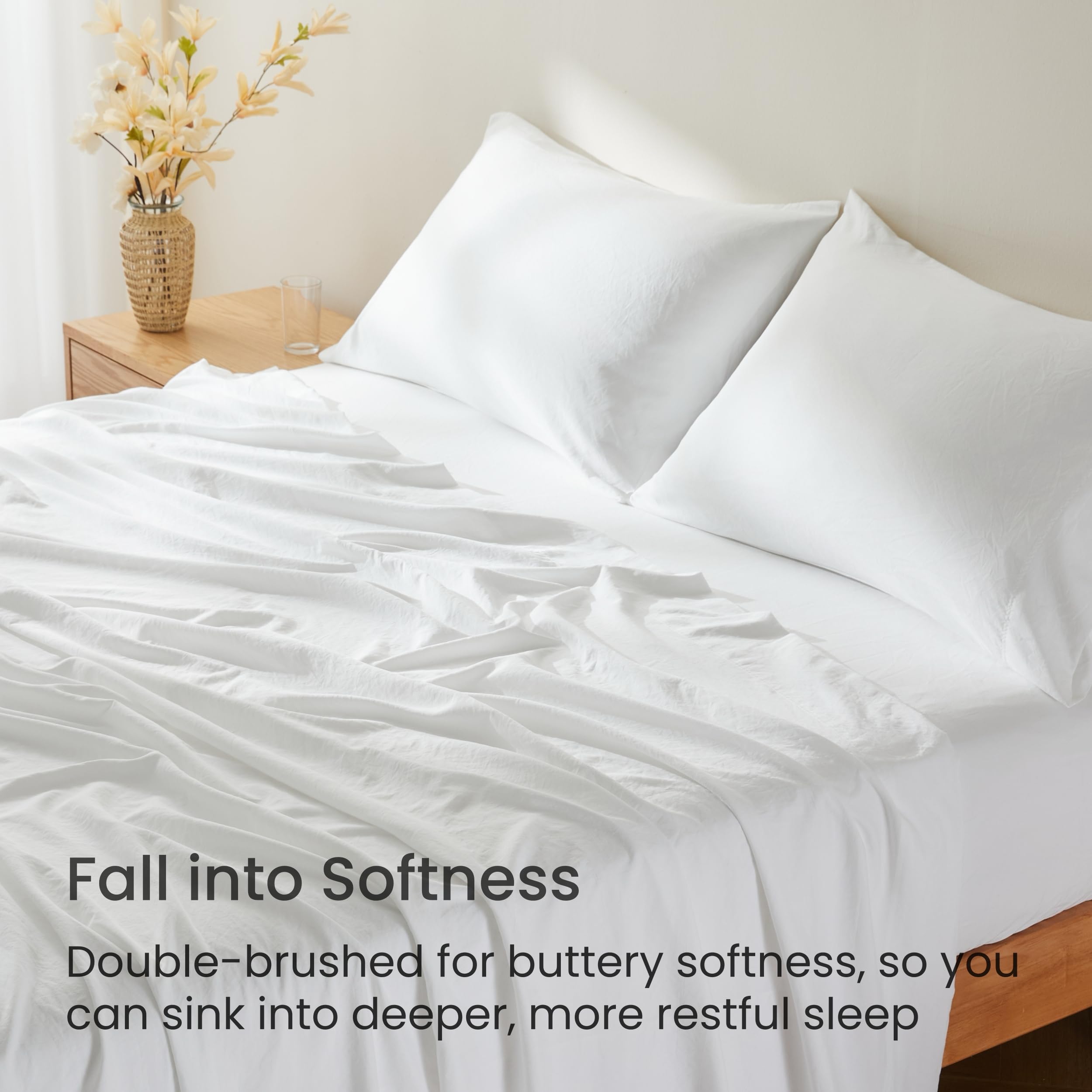 GOKOTTA pillowcases with 8-inch flap hold pillows securely.
