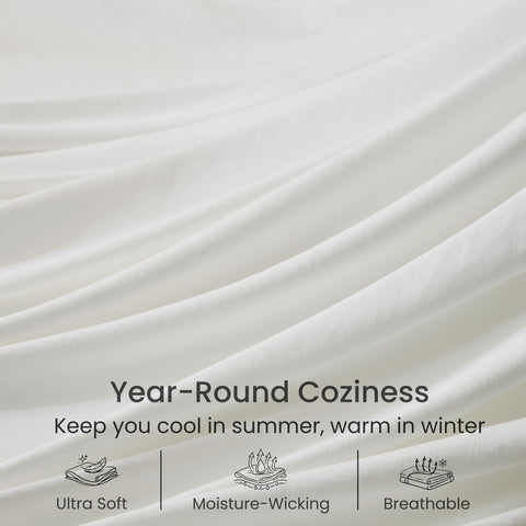 GOKOTTA washed and brushed microfiber delivers breathable softness.