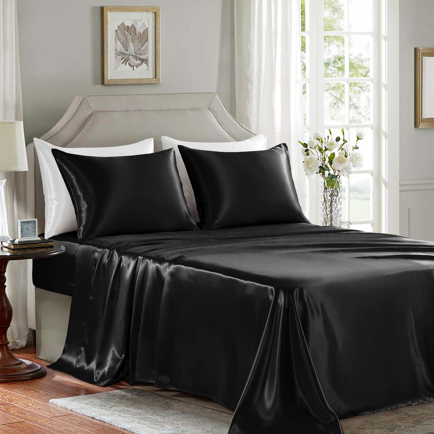 GOLAL flat sheet draped smoothly illustrating wrinkle resistance