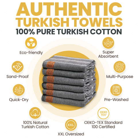 Gold Case Lycia towel 70x38 inches laid flat for ample wrap coverage