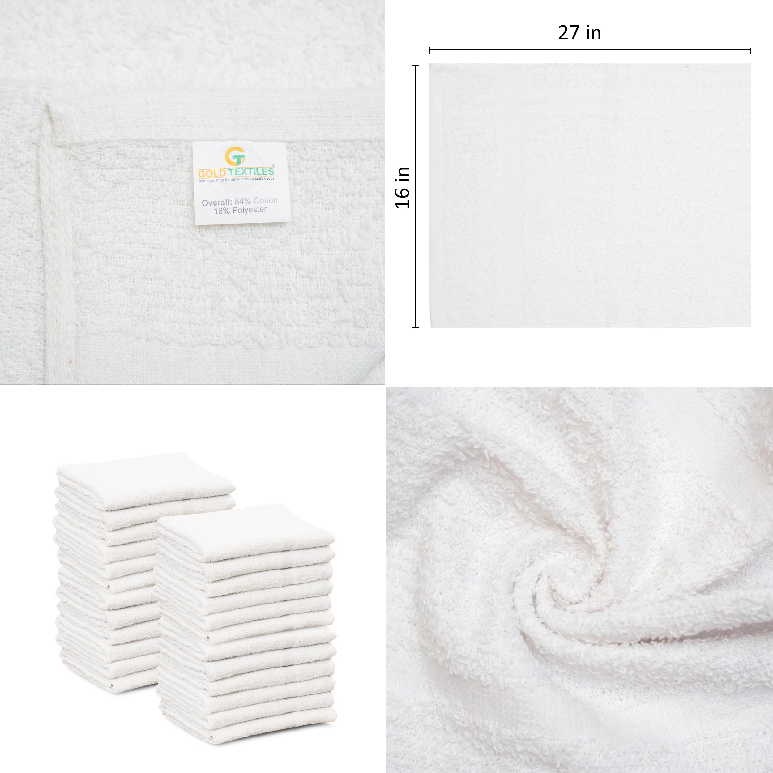 Gold Textiles versatile towels suitable for home, spa, gym, and hospitality settings.