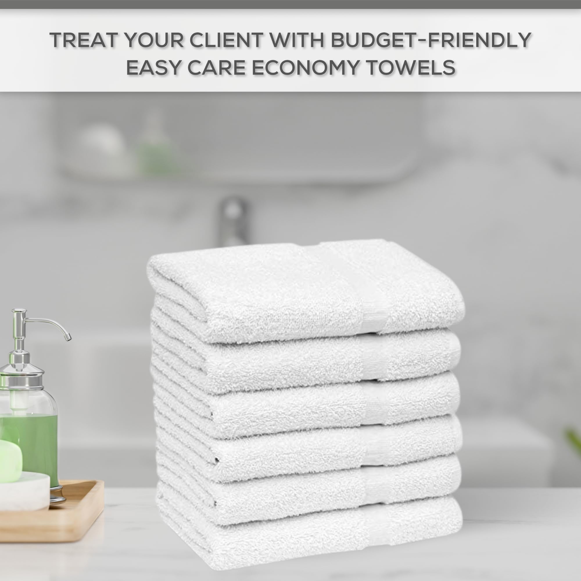 Gold Textiles lightweight bulk towels 24x48 easy to handle in busy commercial settings