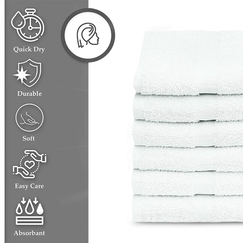 GOLD TEXTILES towel in salon setting ready for hair services and spa routines.