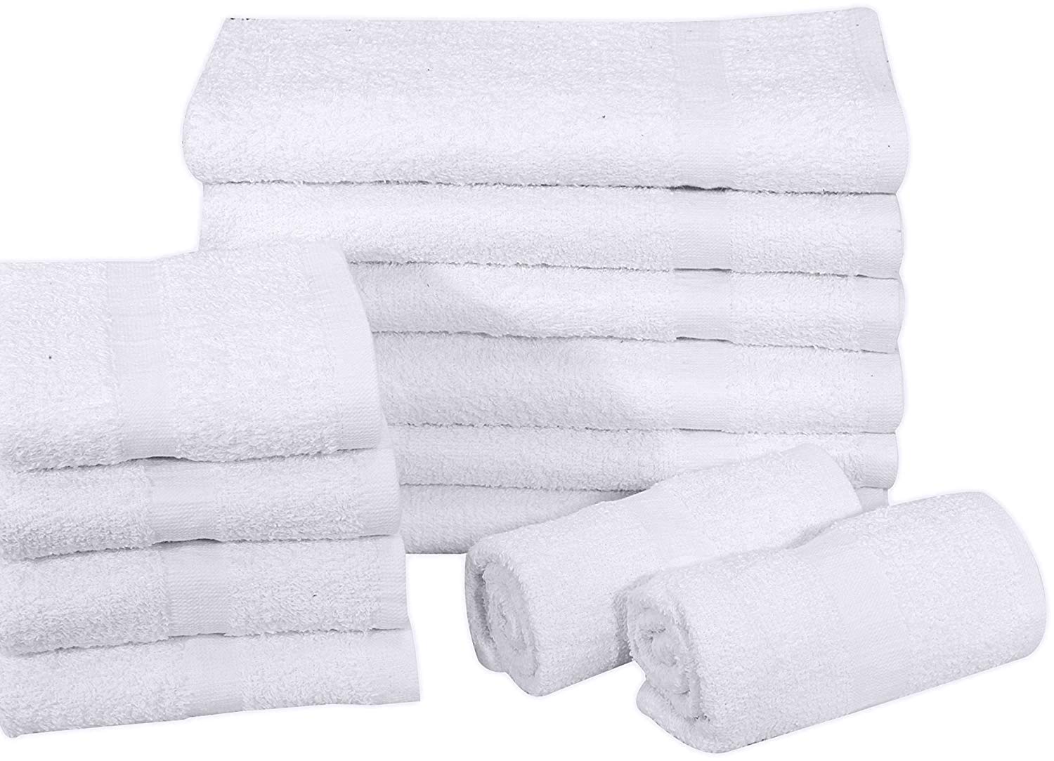 GOLD TEXTILES white towels during laundry day for easy refresh