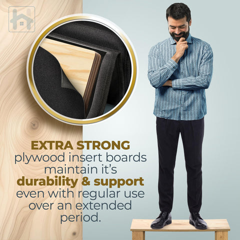 Golden Home Essentials anti-slip hexagram grip keeps cushions secure during daily use