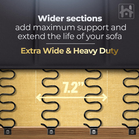 Golden Home Essentials heavy-duty plywood core provides a firmer, even seating surface