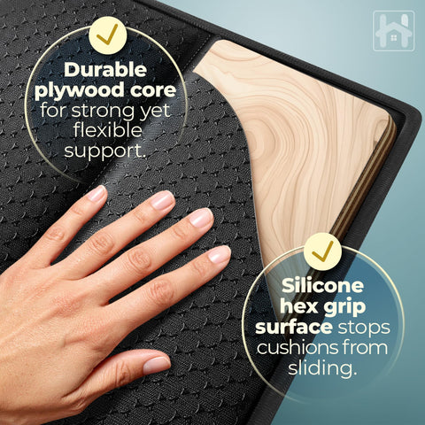 Golden Home Essentials foldable cushion board with adjustable width from 60 to 72 inches