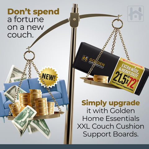 Golden Home Essentials waterproof Oxford fabric shields the board and cushions