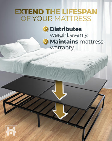 Golden Home Essentials Premium bunkie board low-profile design seen from the side