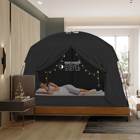 GOLDEN MARS bed tent breathable flannel keeps air circulating and comfortable.