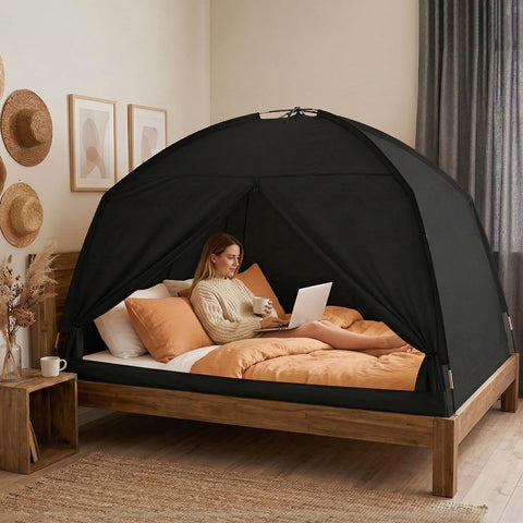 GOLDEN MARS bed tent three-doors entry offers easy access and ventilation