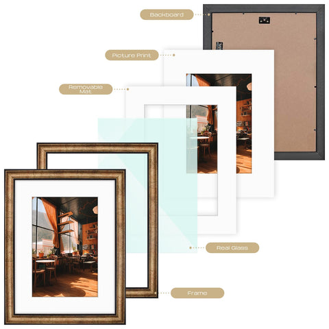 Golden State Art tempered glass ensures clarity and protection