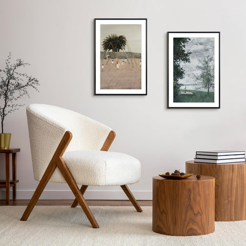 Golden State Art 13x19 frame without mat highlights posters with a minimalist black border