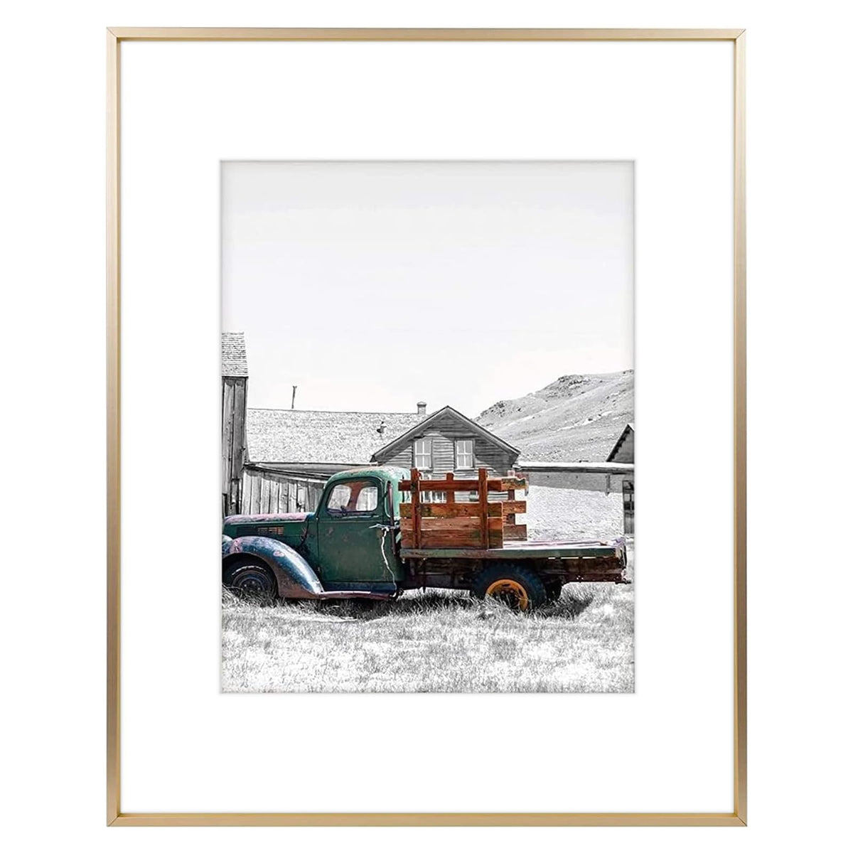 Golden State Art 16x20 gold frame front view for elegant photo display