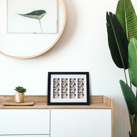 Golden State Art black frame design complements any event decor