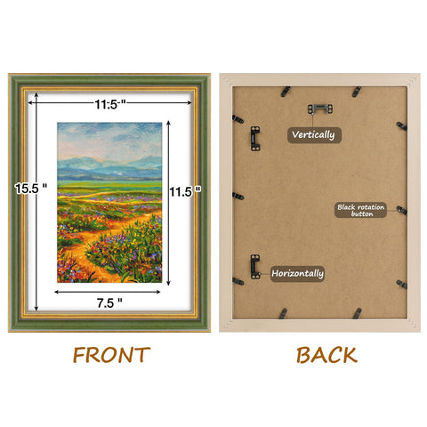 Golden State Art 1.25 inch border adds elegant framing to memories