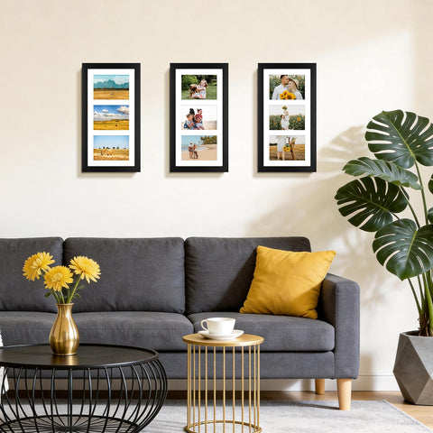 Collage frame on wall showcasing multiple memories