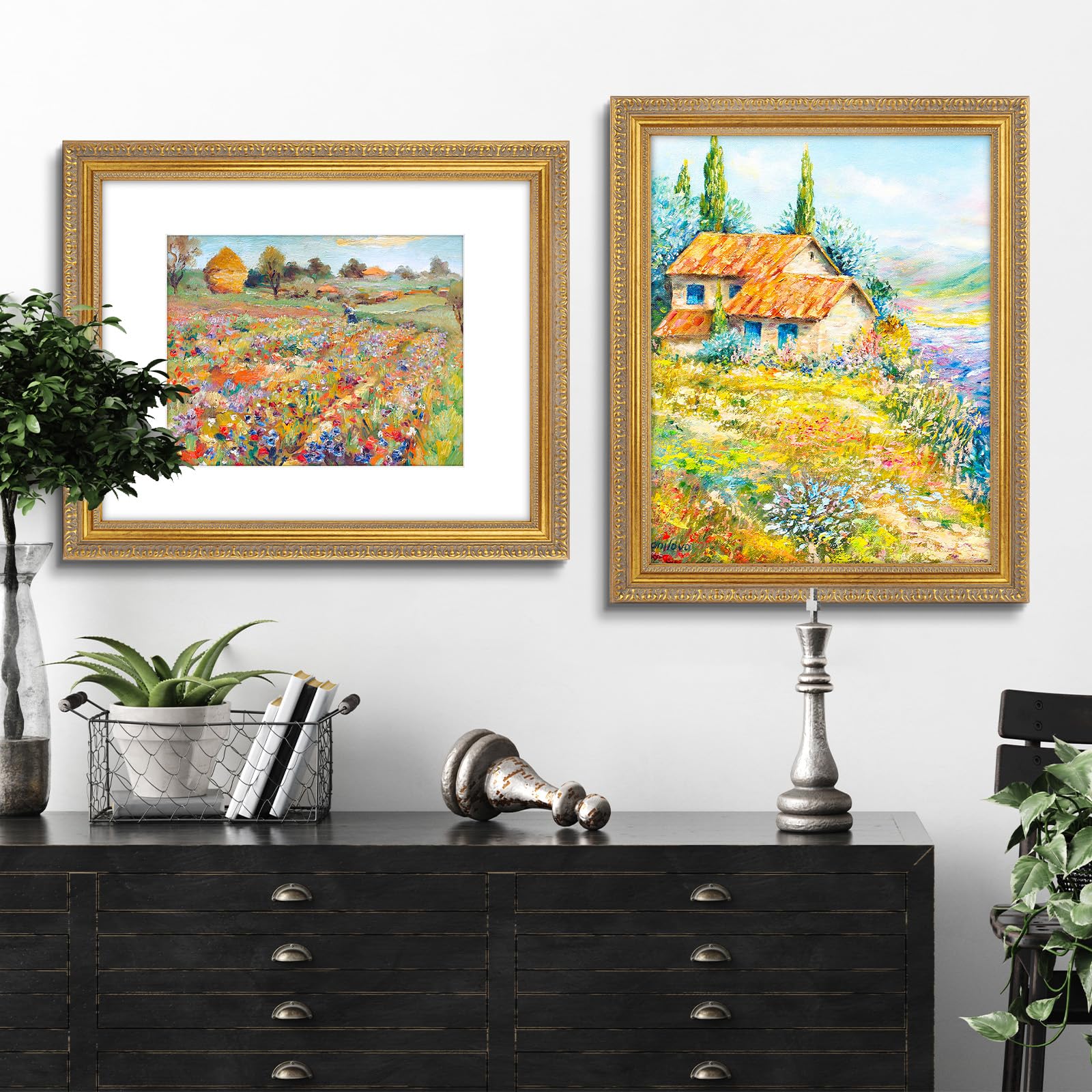 Golden State Art flexible metal tabs simplify photo changes