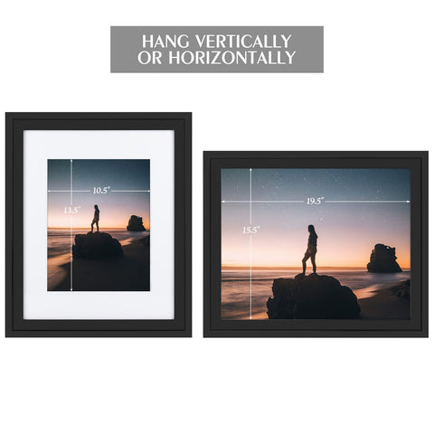 Golden State Art frame back with sturdy wall hangers