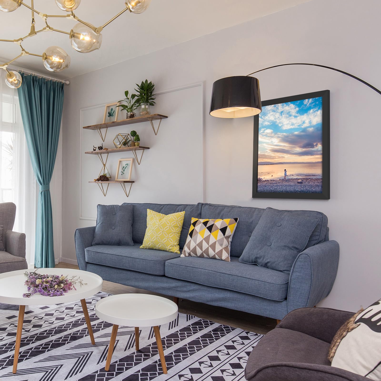 Golden State Art frame in room decor idea for stylish home galleries.