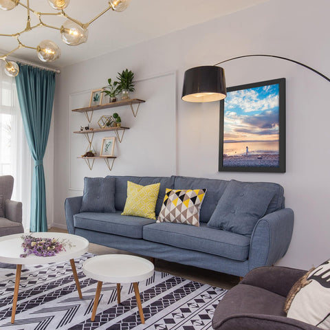Golden State Art frame in room decor idea for stylish home galleries.