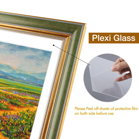 Golden State Art frame thickness measures 0.7 inches for a substantial look