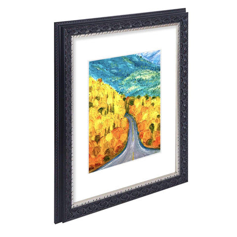 Golden State Art frame white mat 8x10 opening keeps images centered and clean