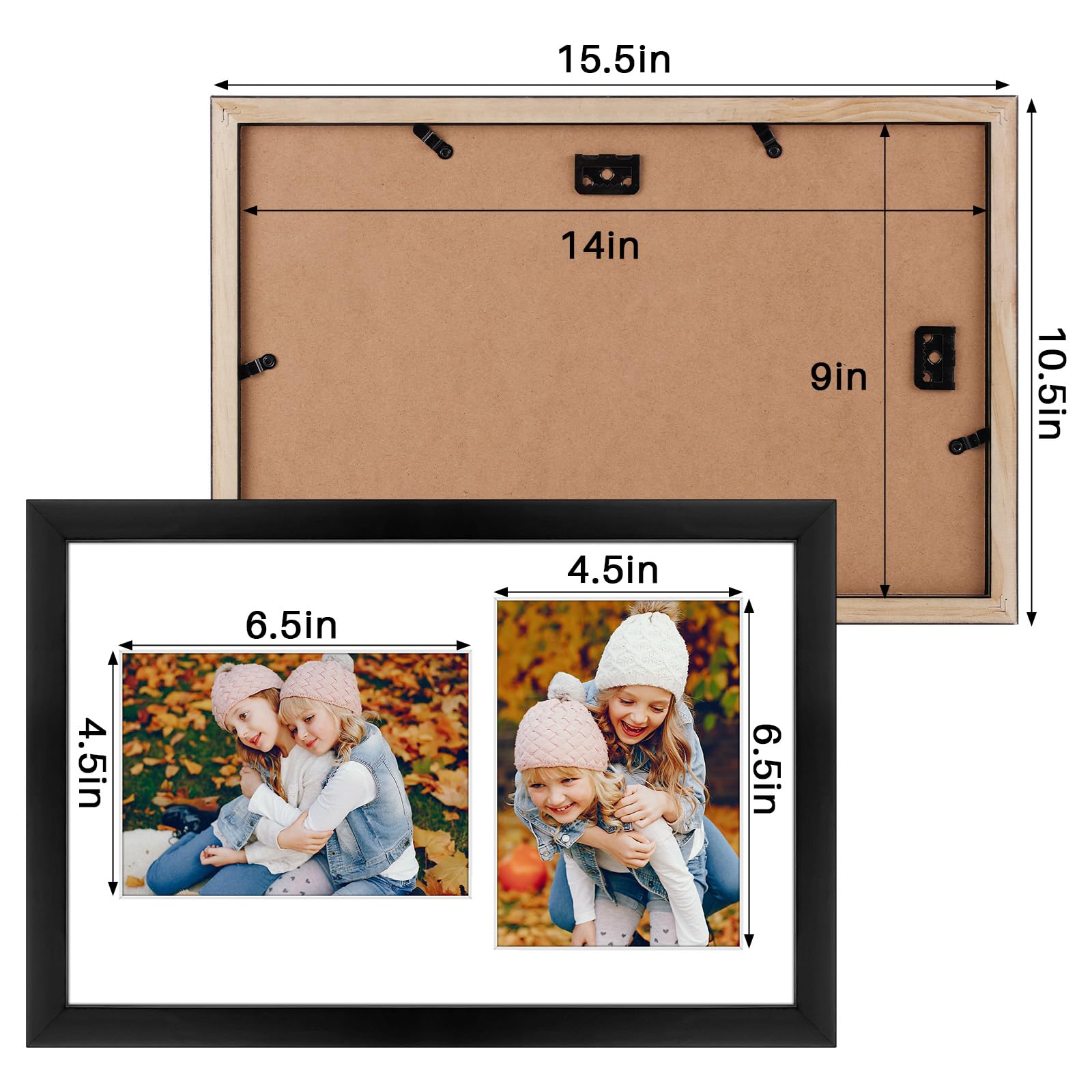 One 9x14 poster without mat in Golden State Art frame for large prints