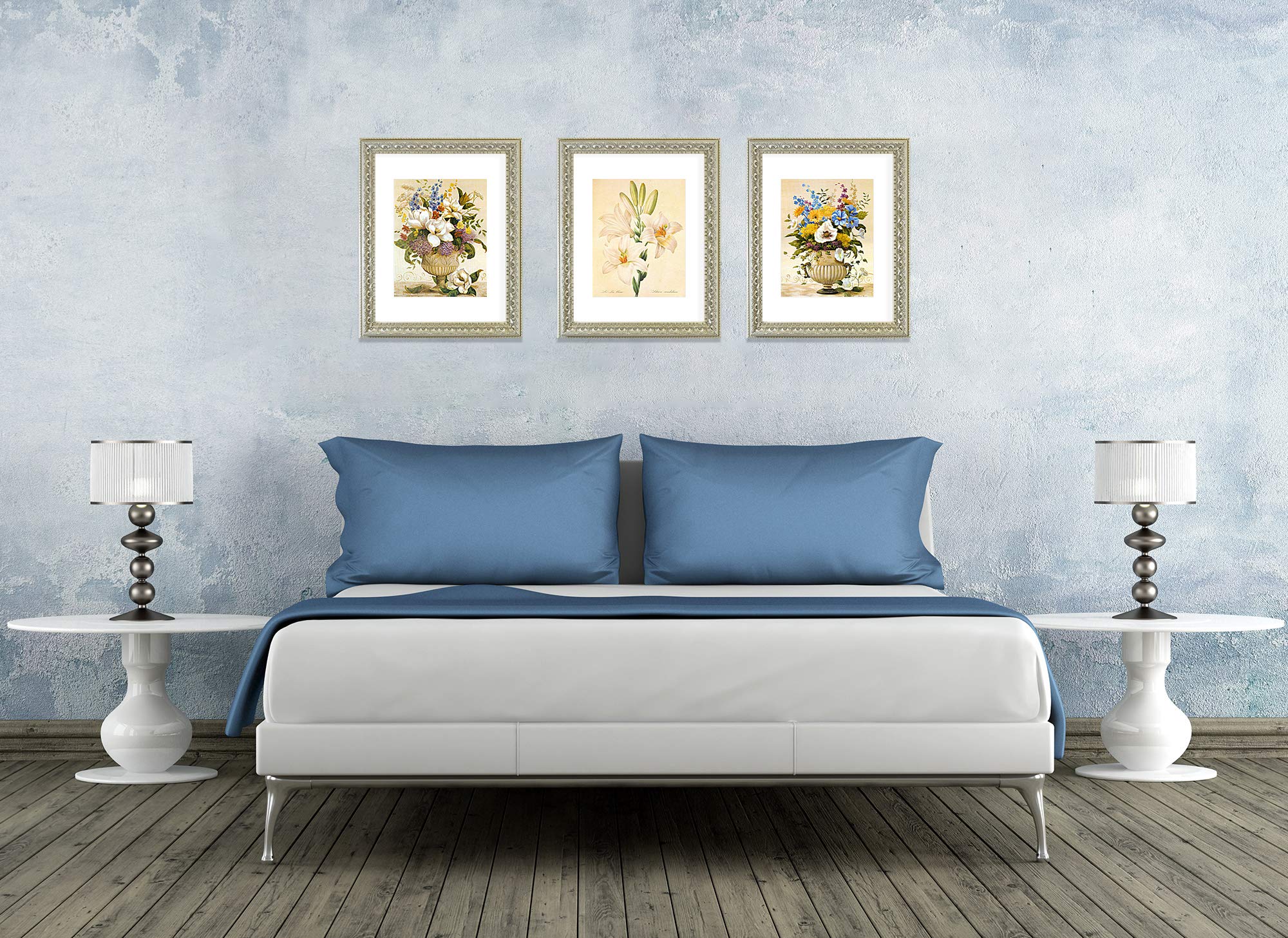 Vertical hanging option on Golden State Art ornate frame