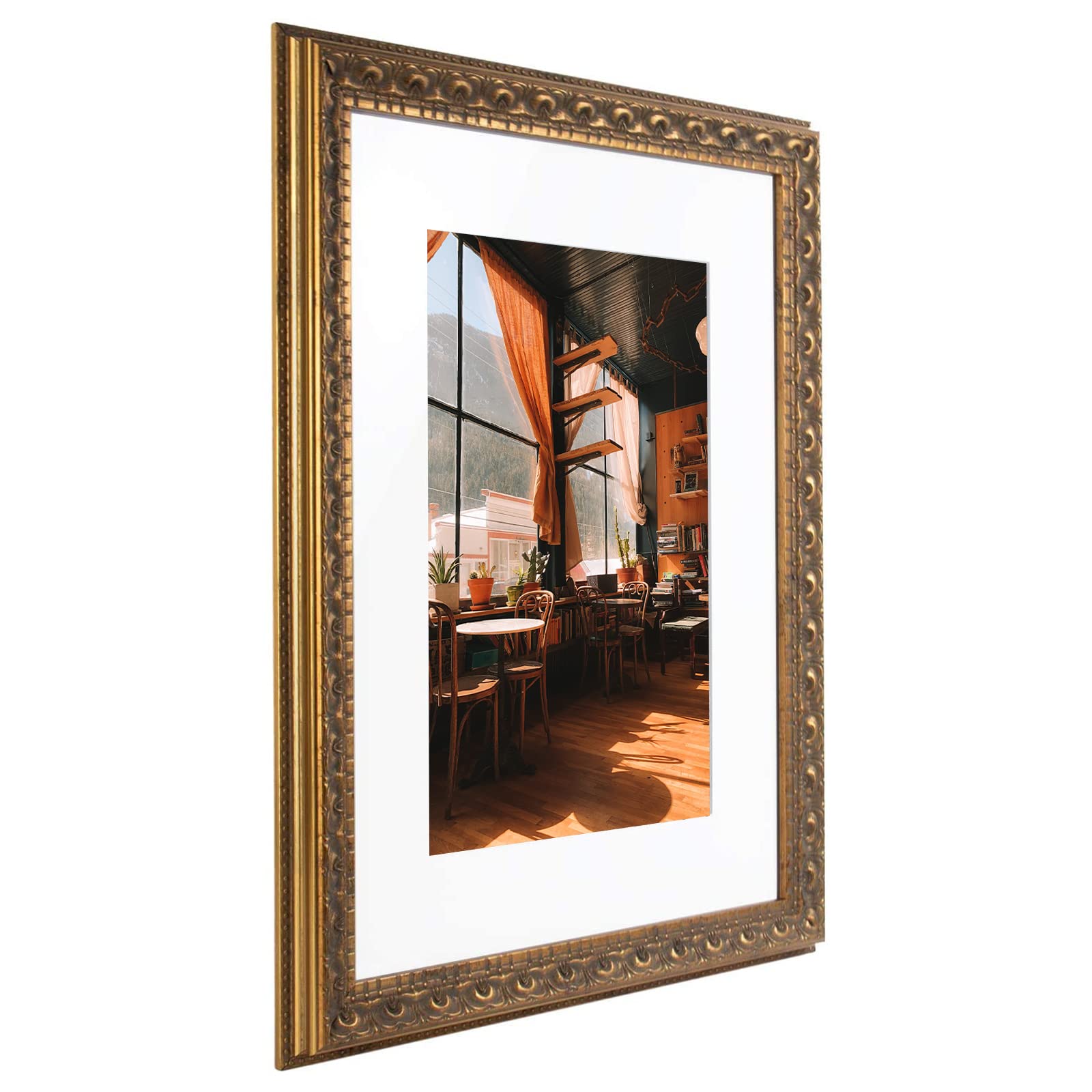 Golden State Art ornate molding detail enriches wall displays with refined texture.