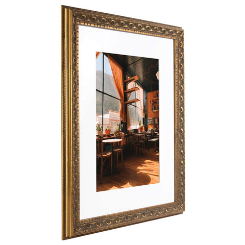 Golden State Art ornate molding detail enriches wall displays with refined texture.