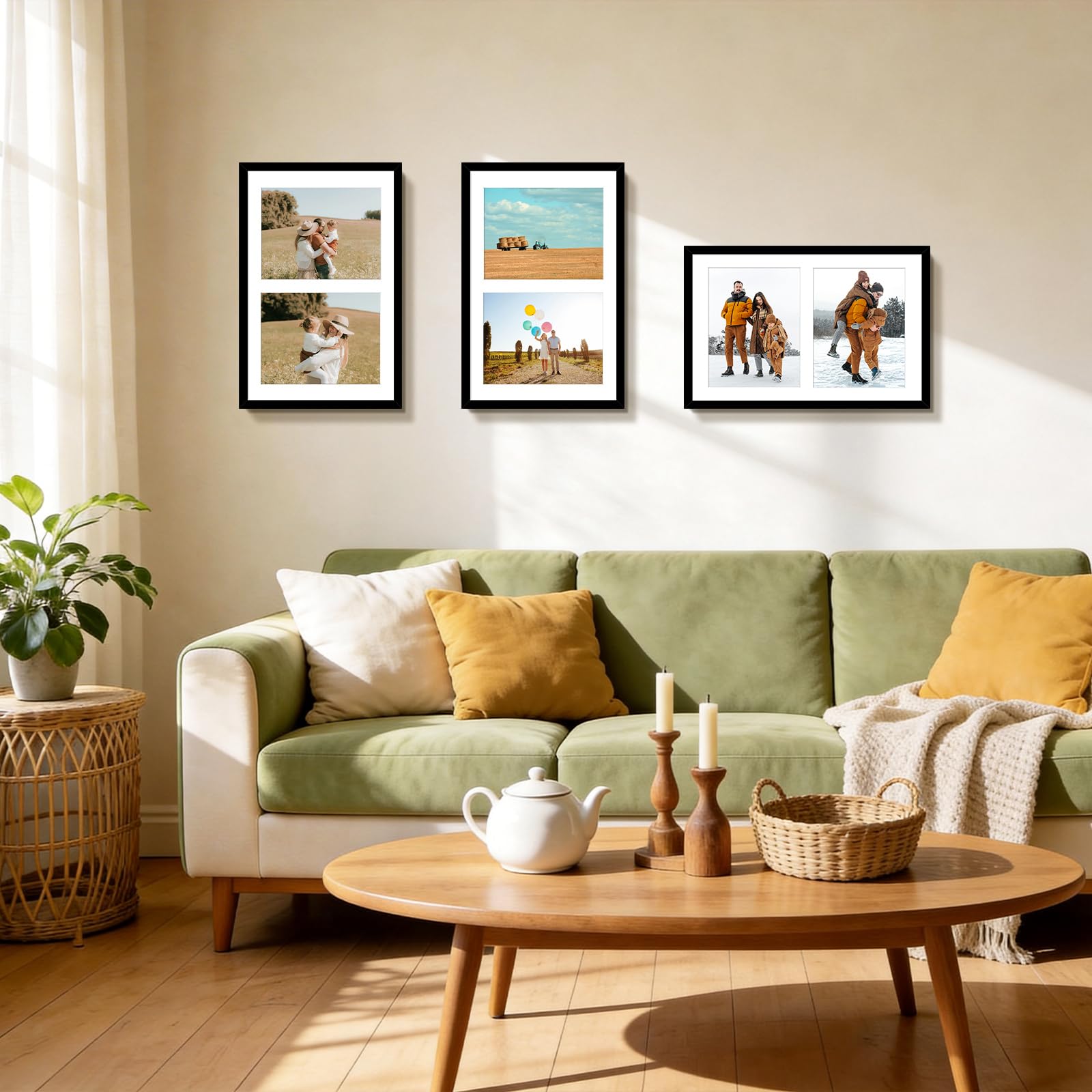 Golden State Art real glass reflects light for premium clarity
