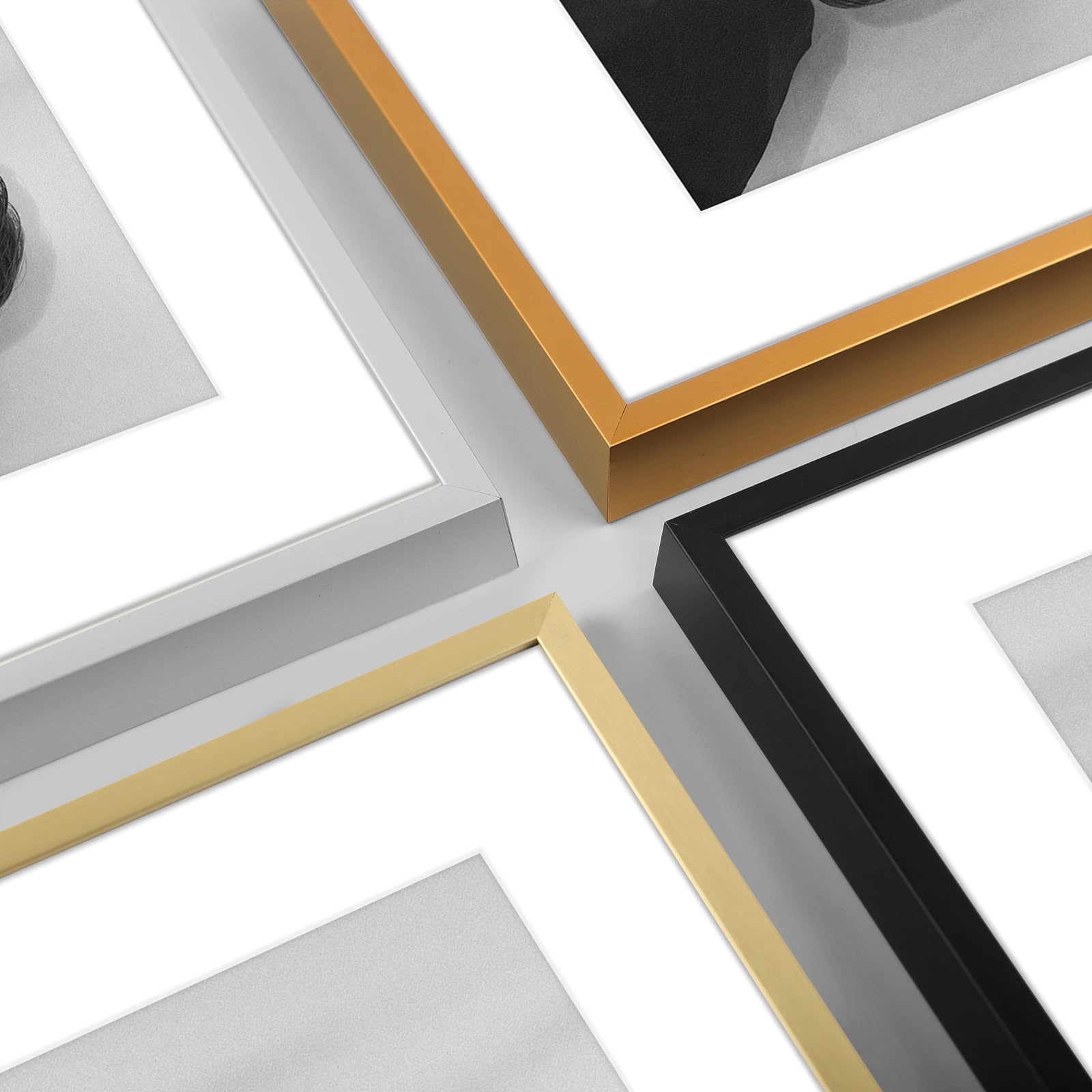 Golden State Art minimalist silver frame complements any photo.