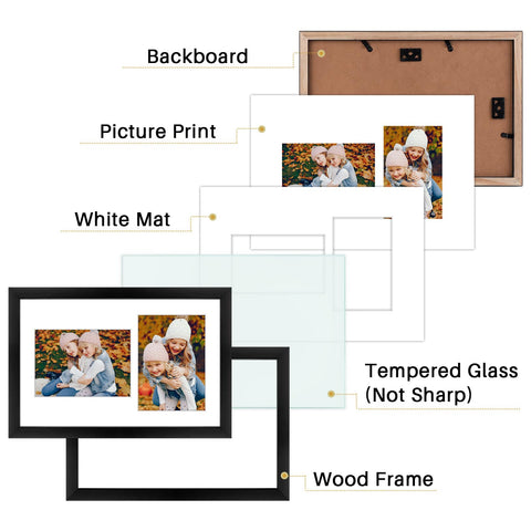 Solid wood construction of Golden State Art frame for lasting quality
