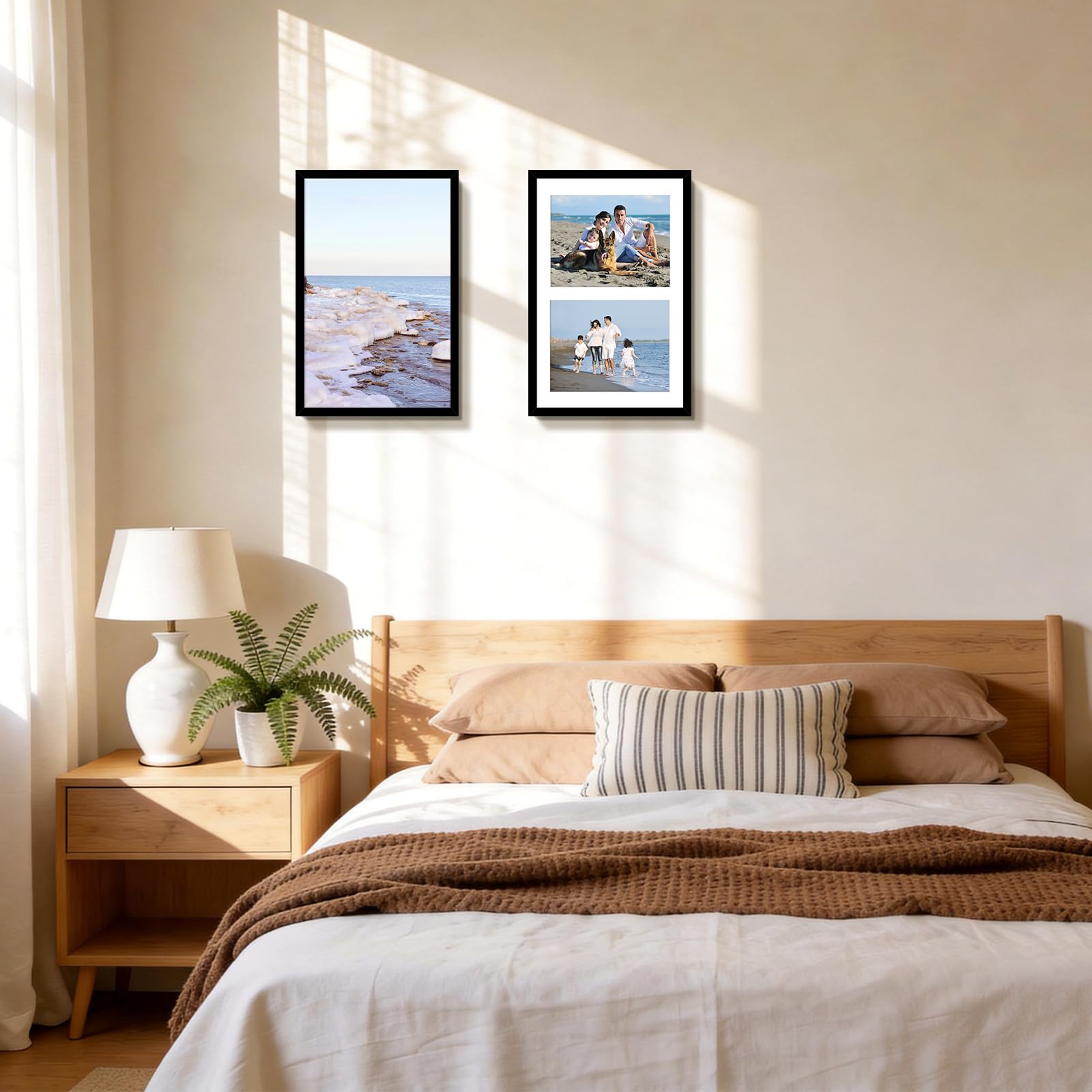 Golden State Art swivel tabs enable quick photo swaps