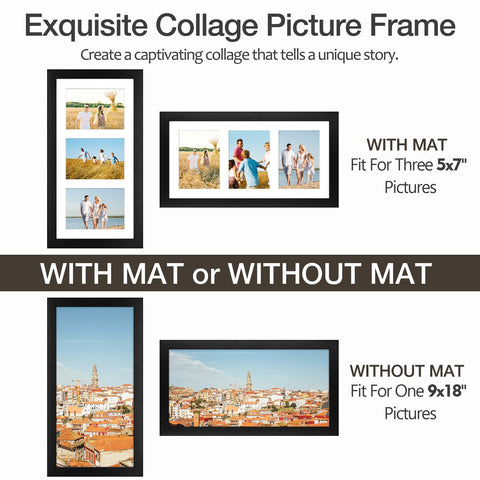 Swivel tabs on Golden State Art frame allow easy adjustments