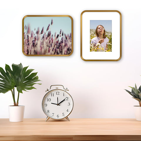 Golden State Art easel-ready table-top display frame for desktops.