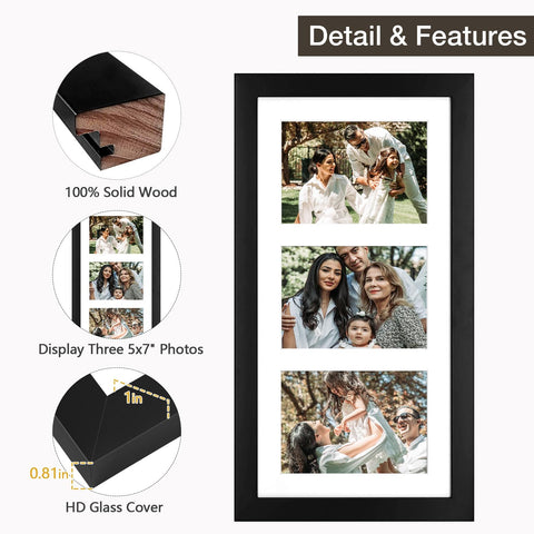 Tempered glass front provides clear viewing in Golden State Art frame