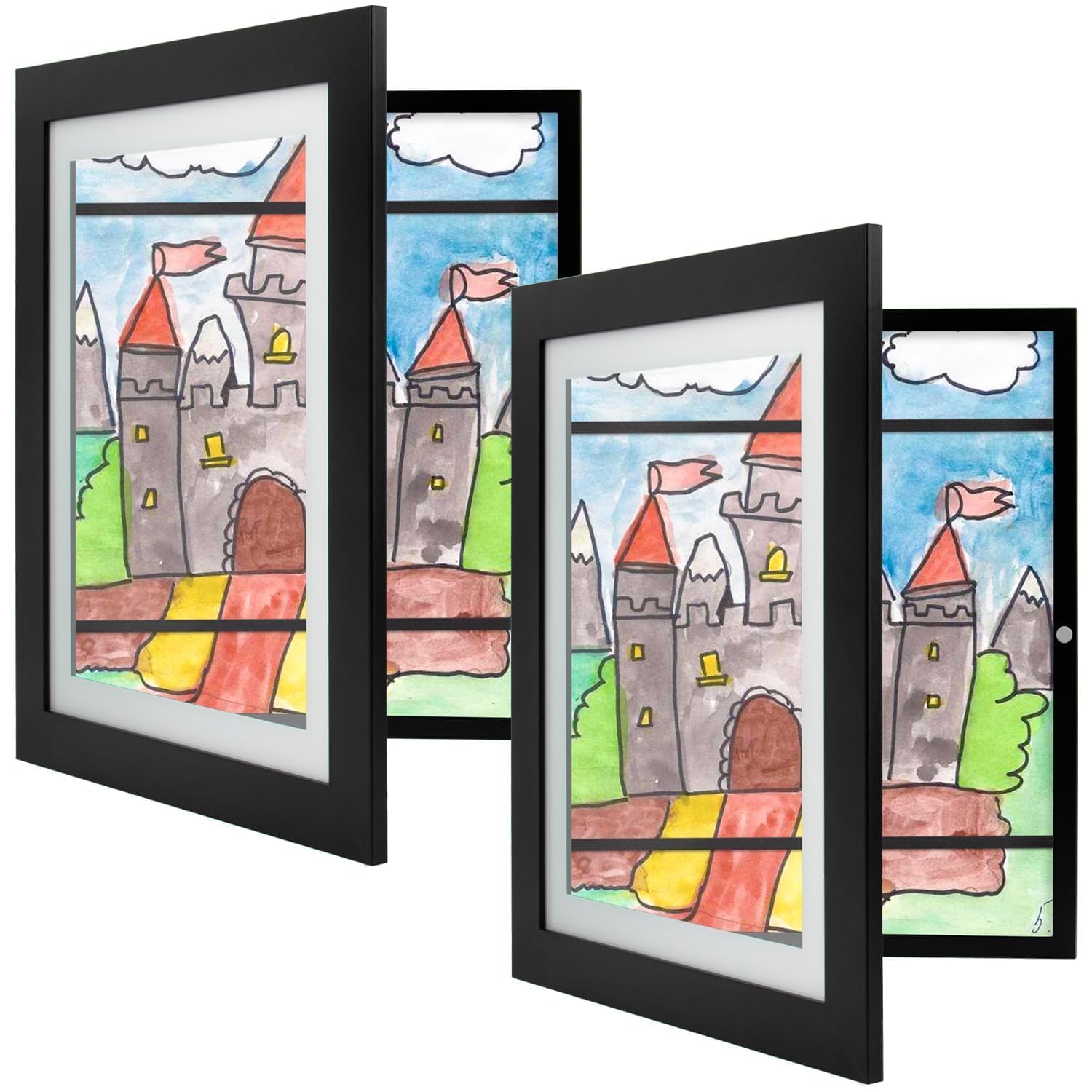Golden State Art two-pack frame set ready for instant wall gallery.