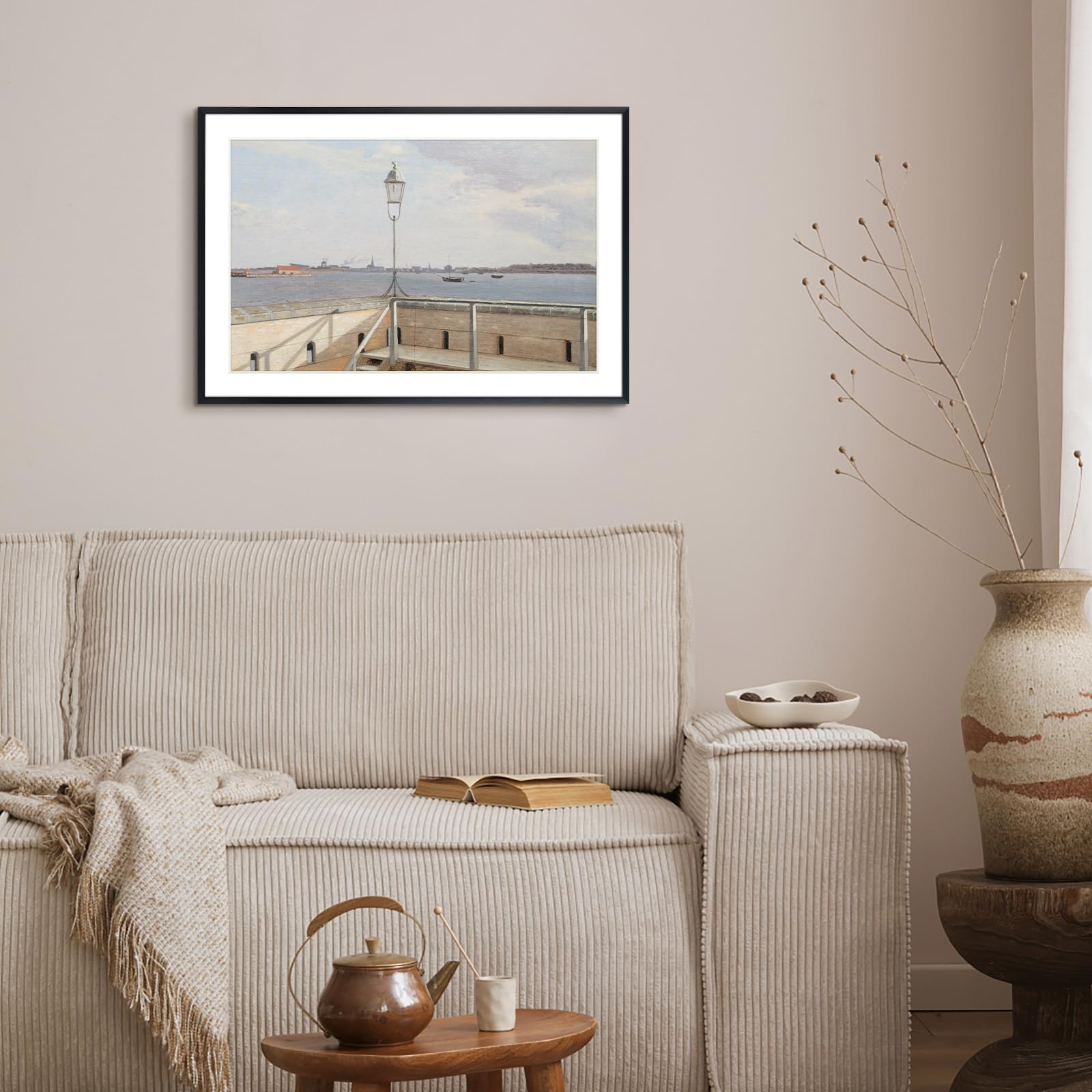 Golden State Art wall-mount display for quick hanging